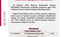 Türk Yıldızları Ankara Semalarında Gösteri Uçuşu Gerçekleştirecek