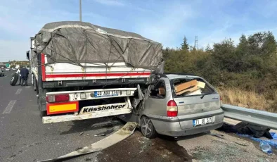 Ankara’da Tır Kazasında 2 Ölüm, 3 Yaralı