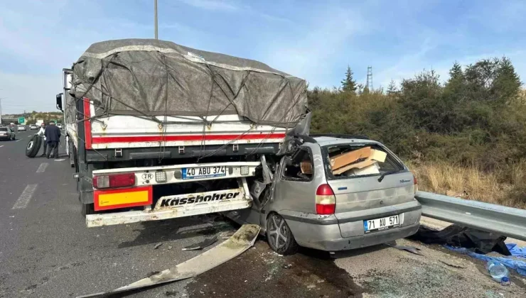 Ankara’da Tır Kazasında 2 Ölüm, 3 Yaralı