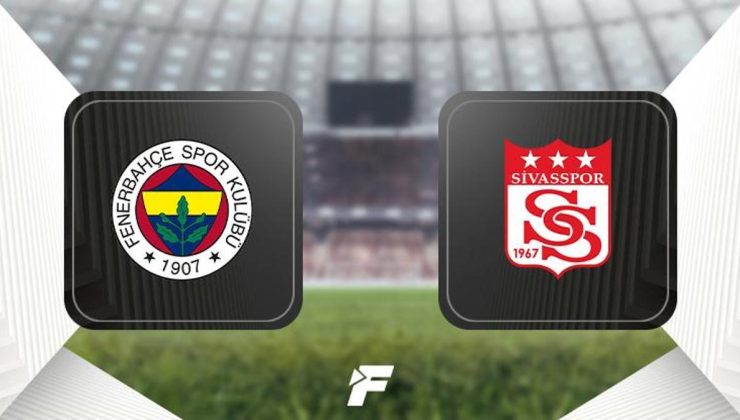 CANLI |                    Fenerbahçe-Sivasspor maçı ne zaman, saat kaçta, hangi kanalda? (İlk 11'ler)